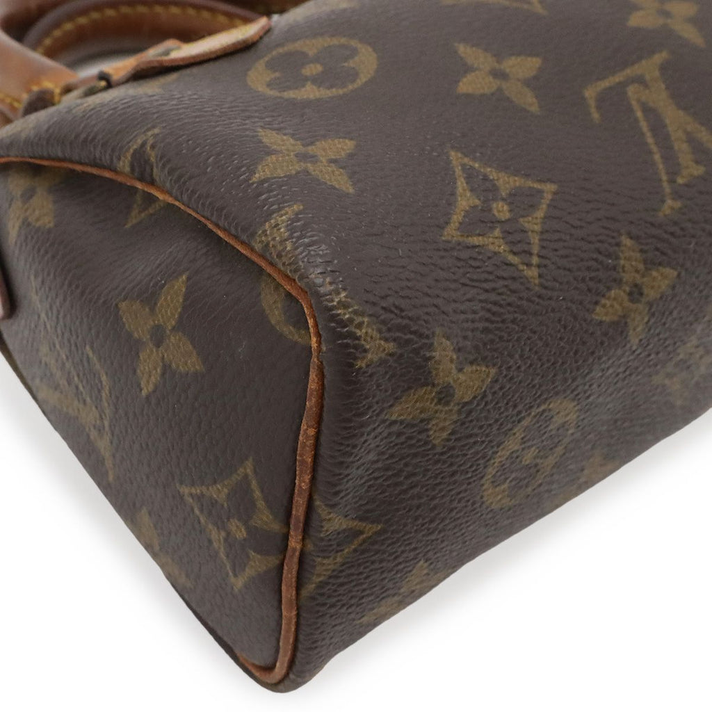 Louis Vuitton Monogram Mini Speedy Mini Bag Pouch Case — view 3