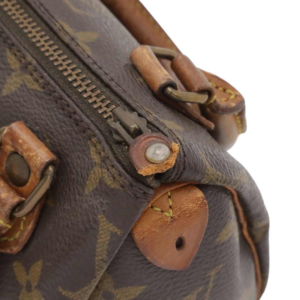 Louis Vuitton Monogram Mini Speedy Mini Bag Pouch Case — view 4