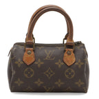 Louis Vuitton Monogram Mini Speedy Mini Bag Pouch Case