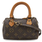 Louis Vuitton Monogram Mini Speedy Mini Bag Pouch Case 2-Way Pochette