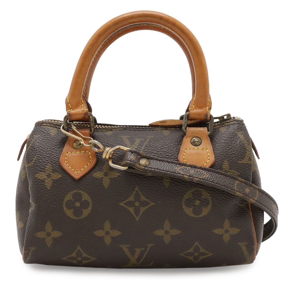 Louis Vuitton Monogram Mini Speedy Mini Bag Pouch Case 2-Way Pochette