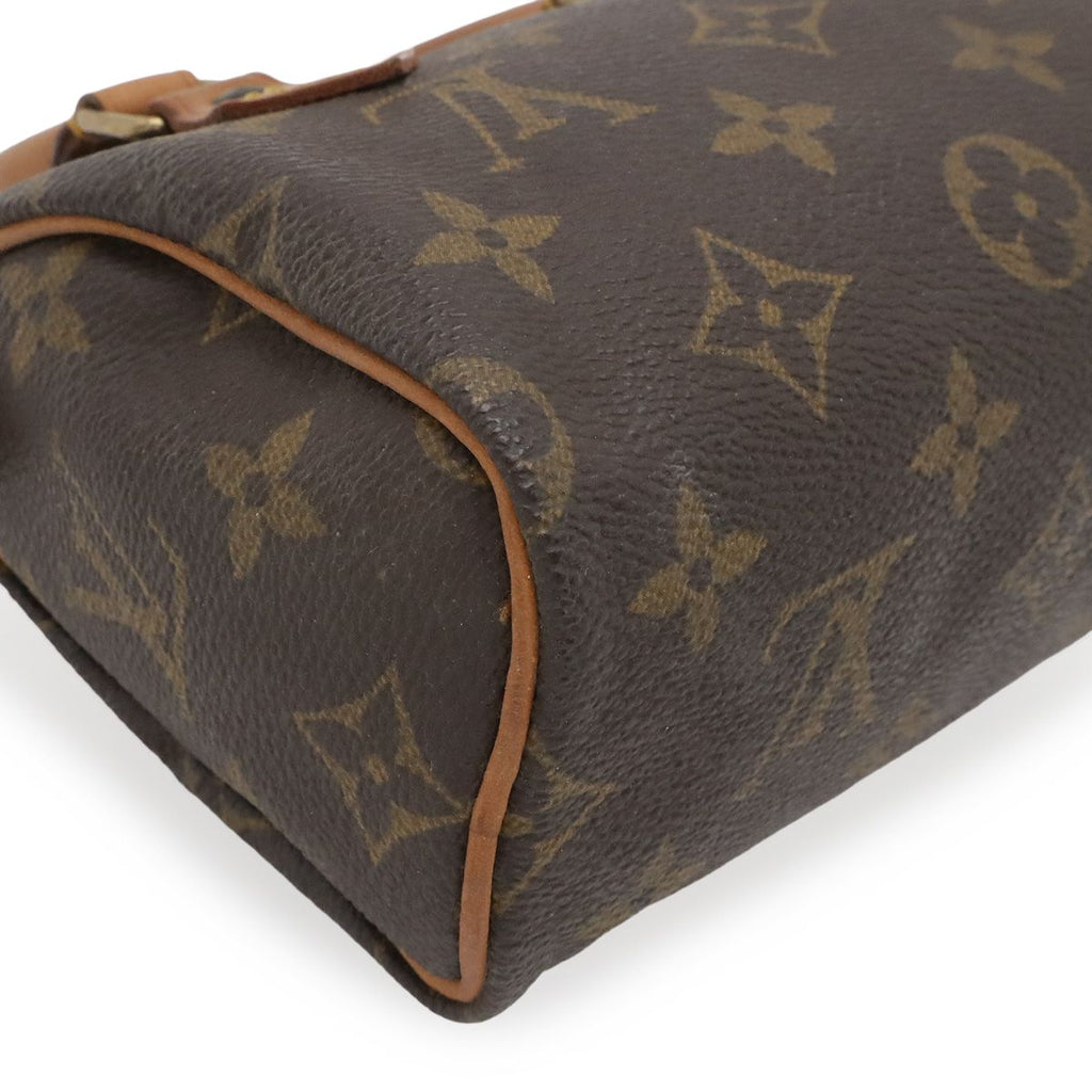 Louis Vuitton Monogram Mini Speedy Mini Bag Pouch Case — view 3