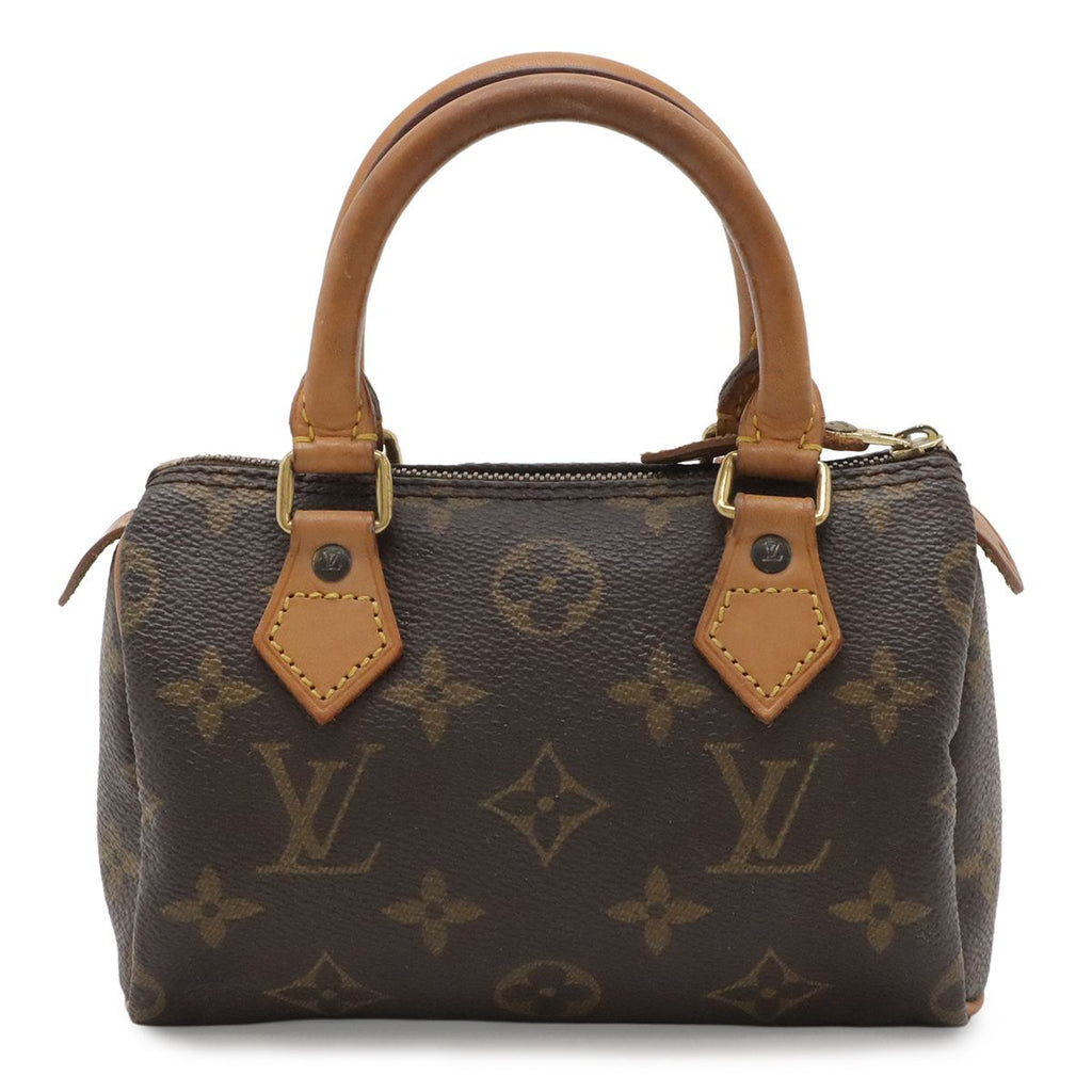 Louis Vuitton Monogram Mini Speedy Mini Bag Pouch Case