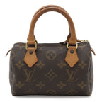 Louis Vuitton Monogram Mini Speedy Mini Bag Pouch Case