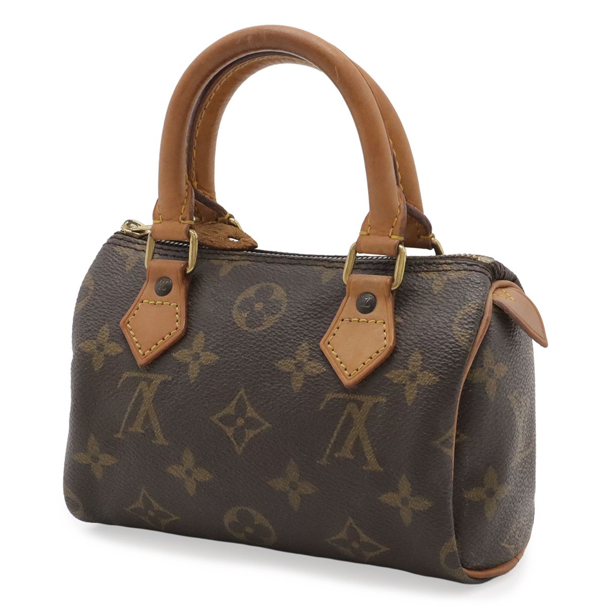 Louis Vuitton Monogram Mini Speedy Mini Bag Pouch Case — view 2