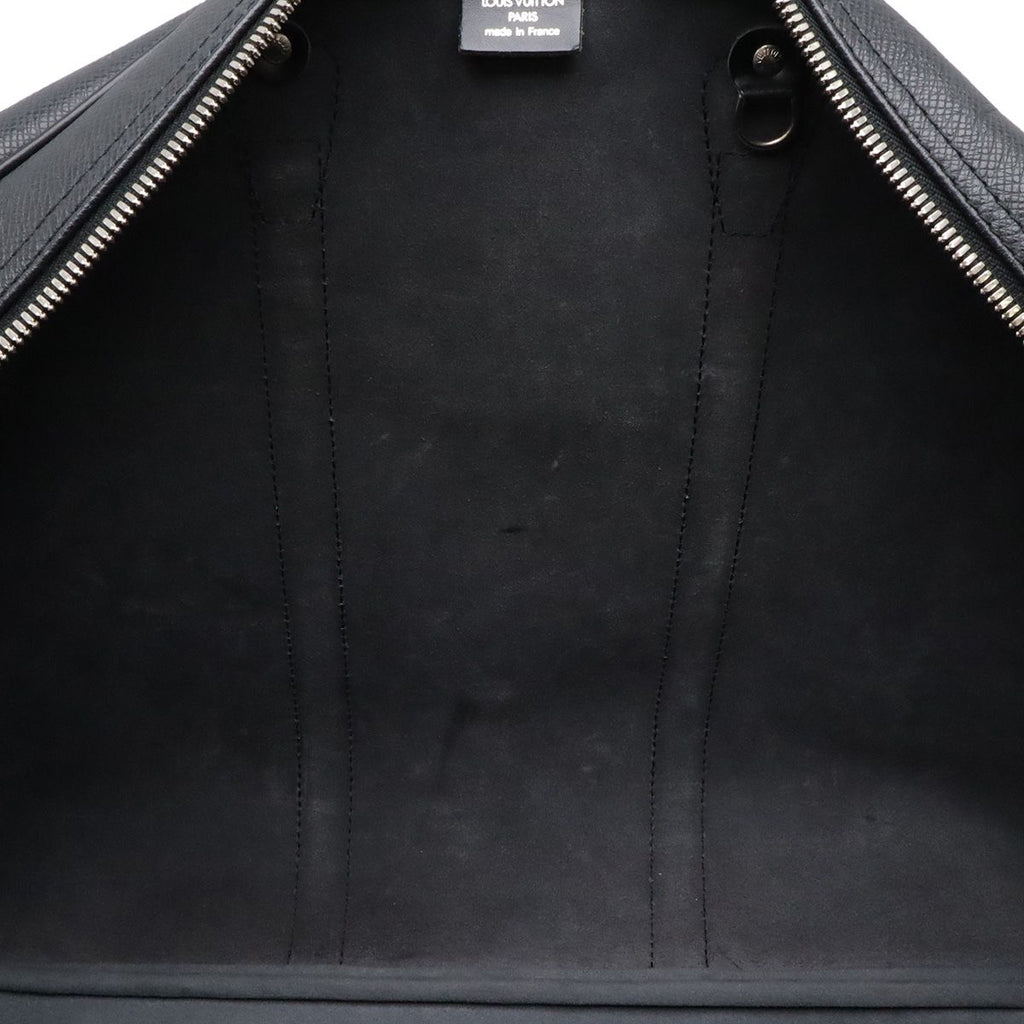 Louis Vuitton Taiga Kendall 55 Boston Bag 2-Way Purse Travel Ardoise Black — view 9