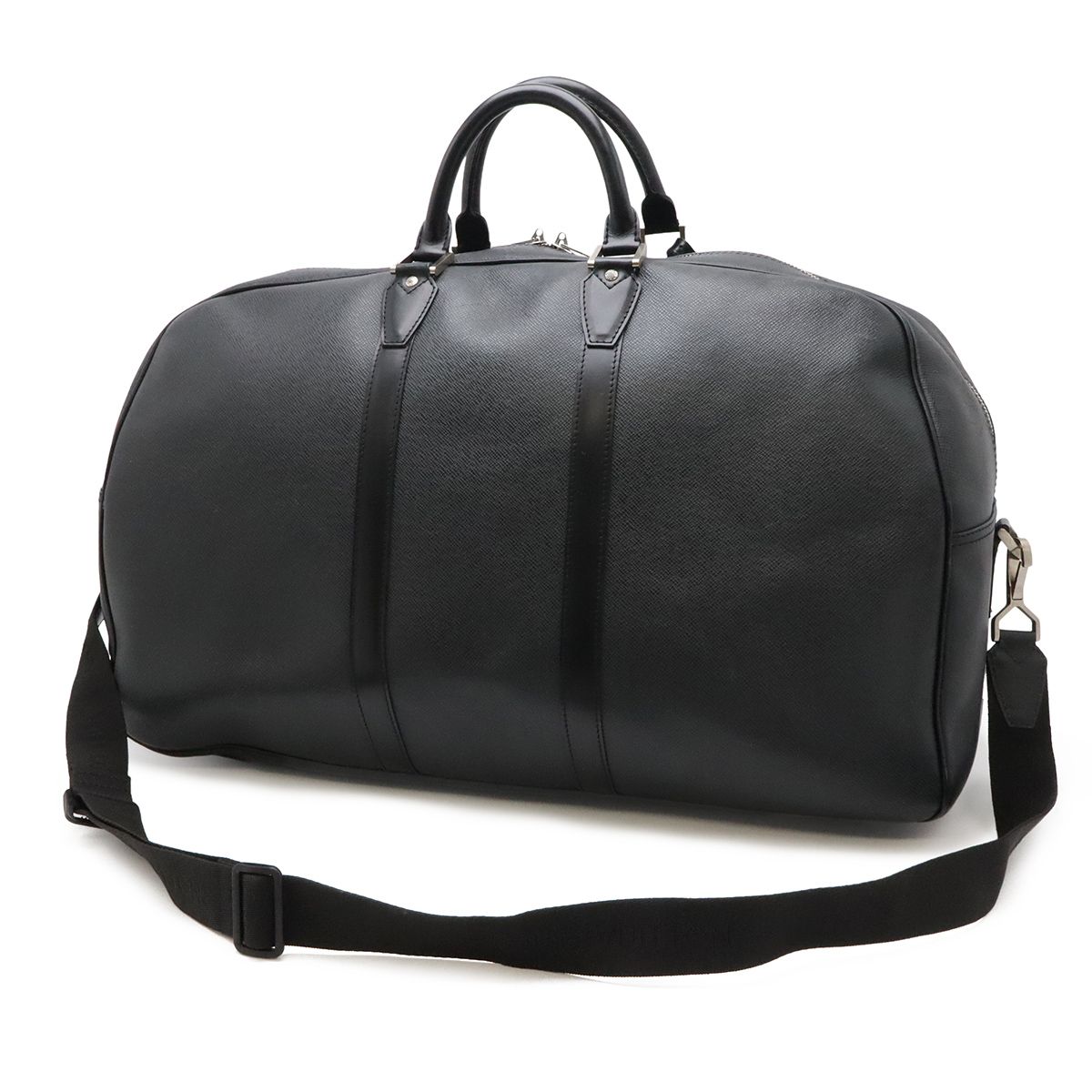Louis Vuitton Taiga Kendall 55 Boston Bag 2-Way Purse Travel Ardoise Black — view 2