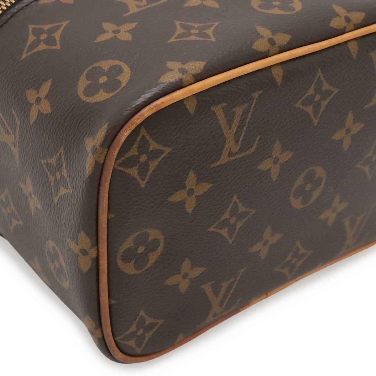 Louis Vuitton Monogram Nice Mini Cosmetic Pouch Makeup Case Travel Multi — view 3