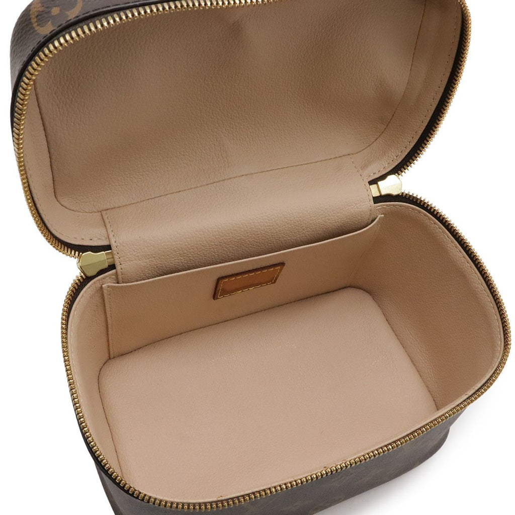 Louis Vuitton Monogram Nice Mini Cosmetic Pouch Makeup Case Travel Multi — view 6