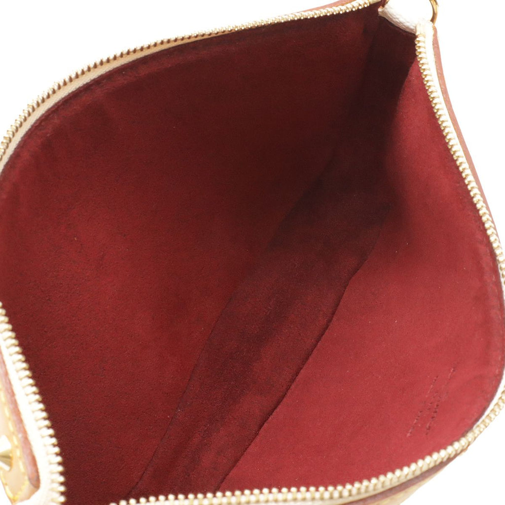 Louis Vuitton Monogram Multicolor Pochette Pouch Party Blanc White — view 7