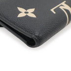 Louis Vuitton Monogram Empreinte Victorieuse Trifold Wallet Bicolor Black Beige — view 3