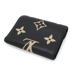Louis Vuitton Monogram Empreinte Victorieuse Trifold Wallet Bicolor Black Beige — view 2