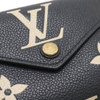 Louis Vuitton Monogram Empreinte Victorieuse Trifold Wallet Bicolor Black Beige — view 4