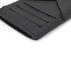 Louis Vuitton LV Aerogram Coin Card Holder Case Leather Noir Black — view 3
