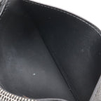 Louis Vuitton LV Aerogram Coin Card Holder Case Leather Noir Black — view 9