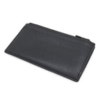 Louis Vuitton LV Aerogram Coin Card Holder Case Leather Noir Black — view 2