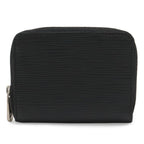 Louis Vuitton Epi Zippy Coin Case Leather Purse Noir Black Silver