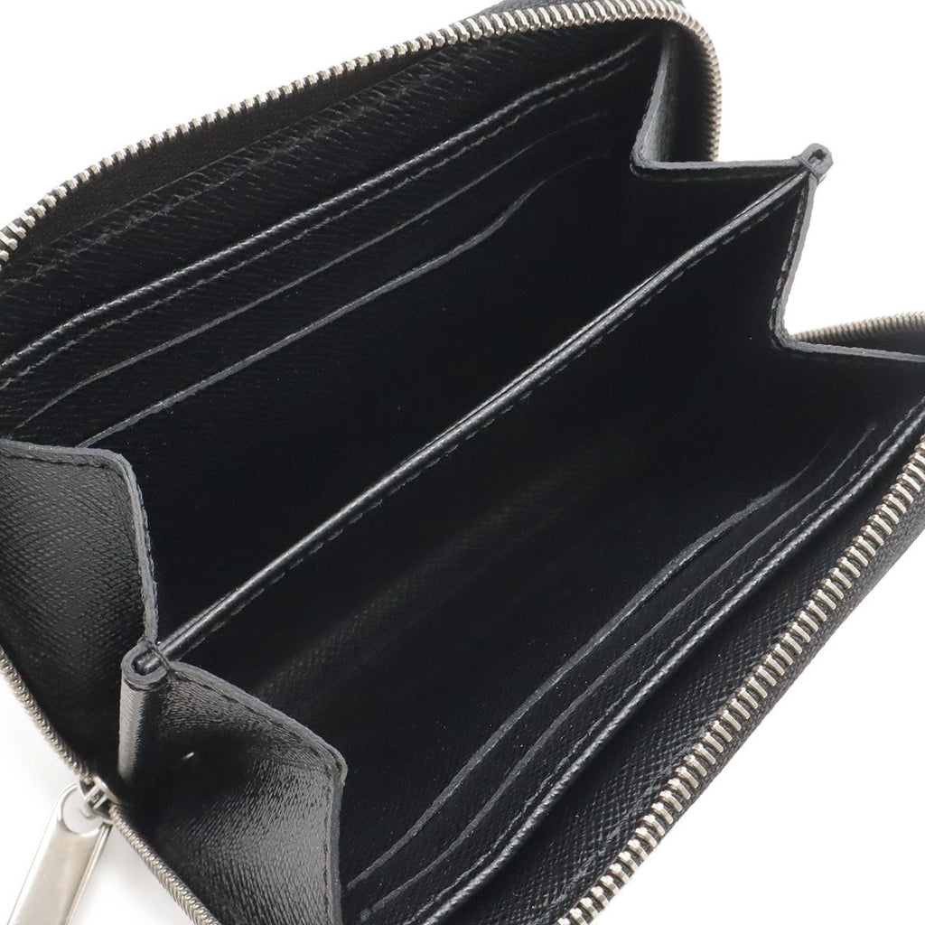 Louis Vuitton Epi Zippy Coin Case Leather Purse Noir Black Silver — view 6