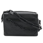 Louis Vuitton Taurillon Monogram Mini Soft Trunk Shoulder Bag Plastic Chain