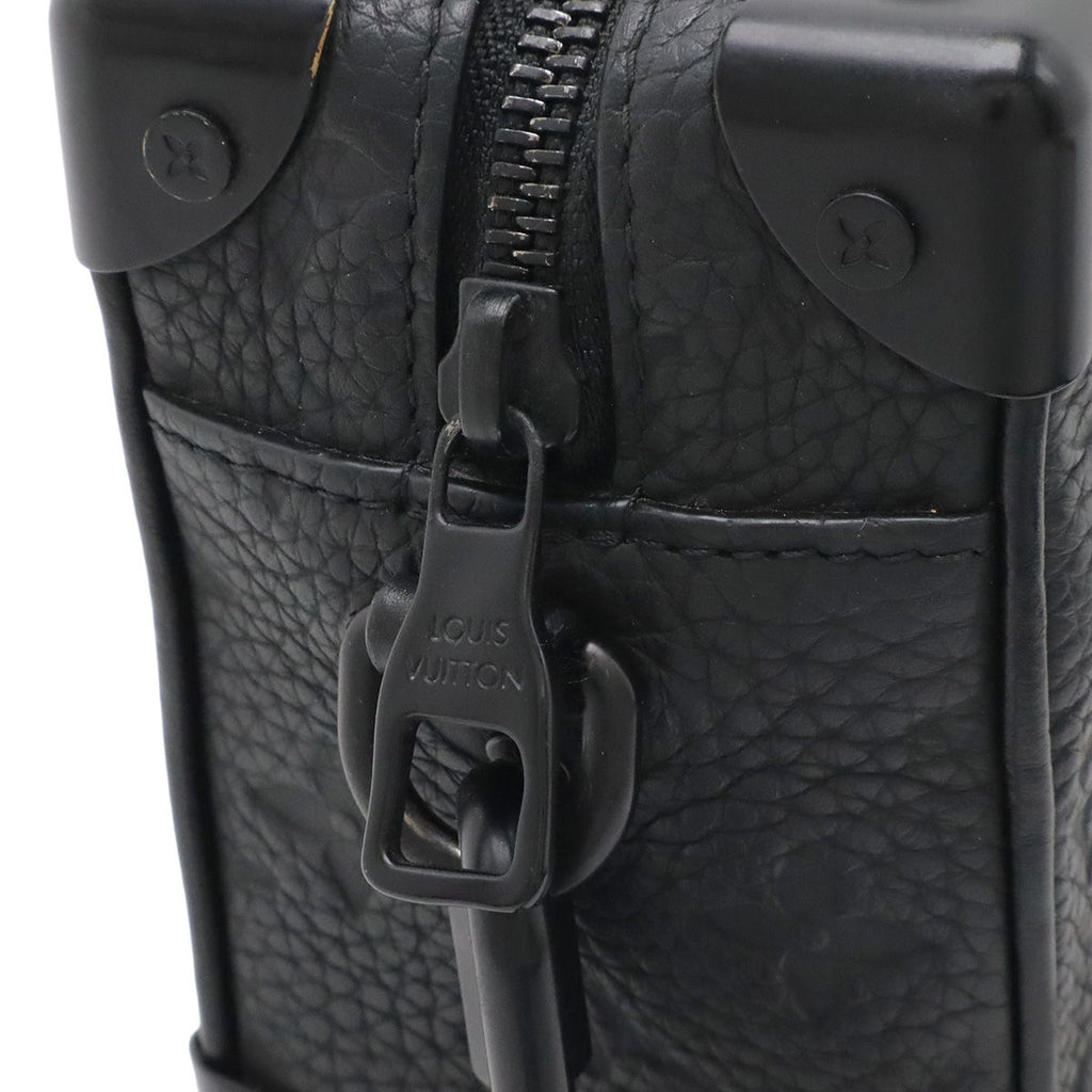 Louis Vuitton Taurillon Monogram Mini Soft Trunk Shoulder Bag Plastic Chain — view 5