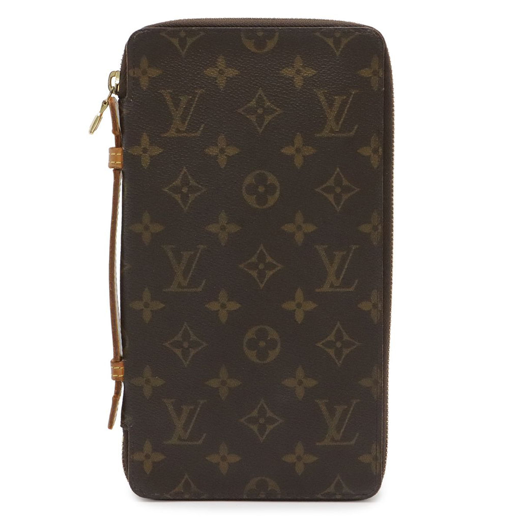 Louis Vuitton Monogram Organizer de Voyage Travel Case Passport Second