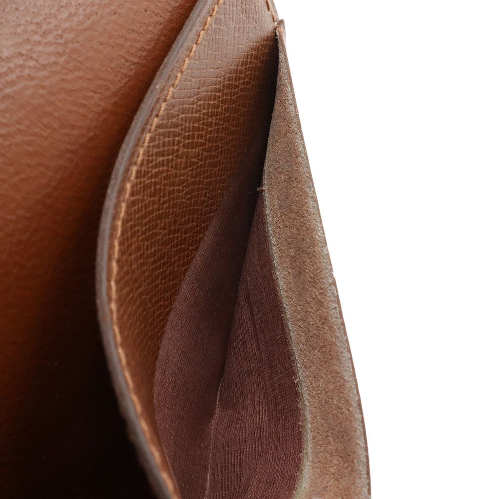 Louis Vuitton Monogram Porte Cheques Double Bifold Wallet Checkbook Case — view 8