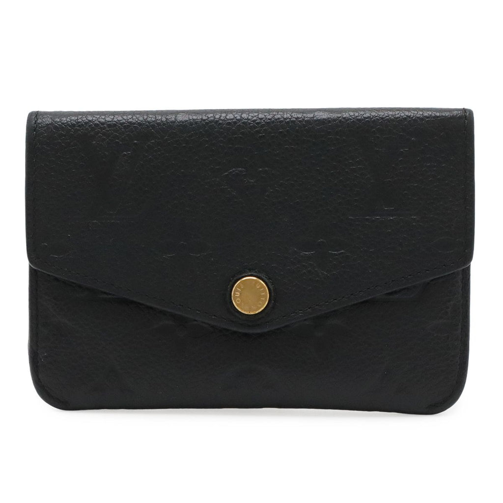 Louis Vuitton Monogram Empreinte Pochette Cles Coin Purse Noir Black