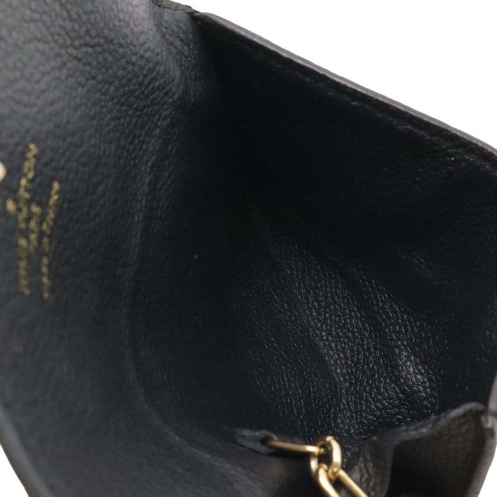 Louis Vuitton Monogram Empreinte Pochette Cles Coin Purse Noir Black — view 5