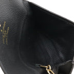 Louis Vuitton Monogram Empreinte Pochette Cles Coin Purse Noir Black — view 5