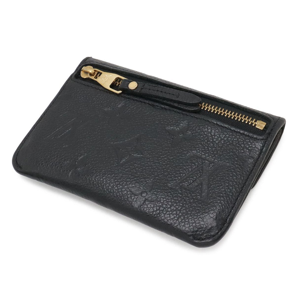 Louis Vuitton Monogram Empreinte Pochette Cles Coin Purse Noir Black — view 2
