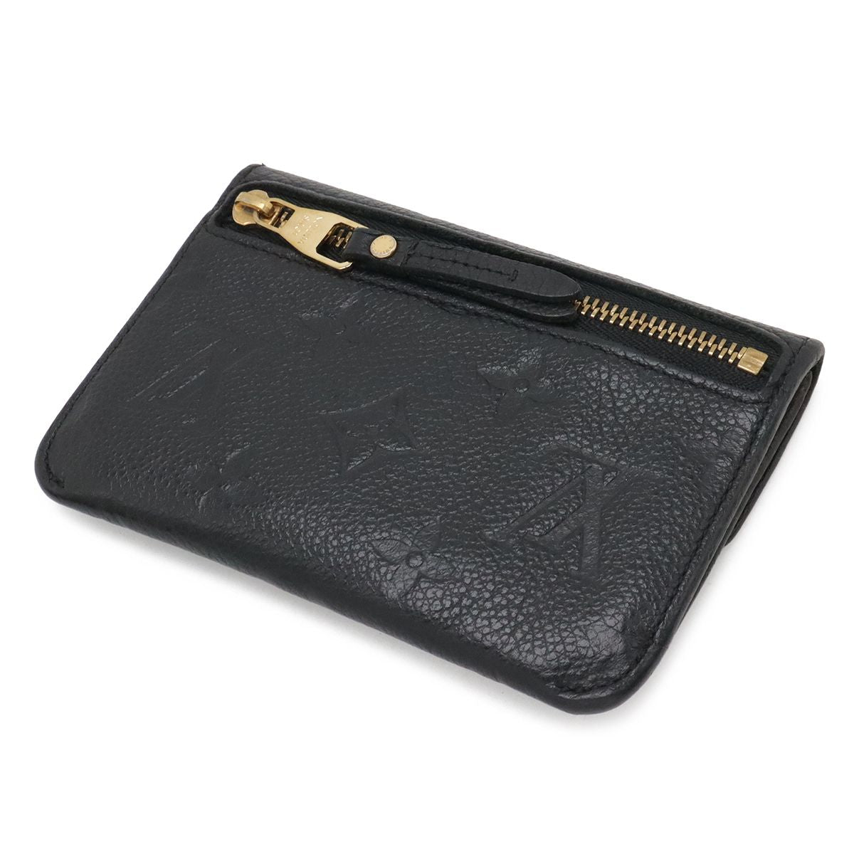 Louis Vuitton Monogram Empreinte Pochette Cles Coin Purse Noir Black — view 2