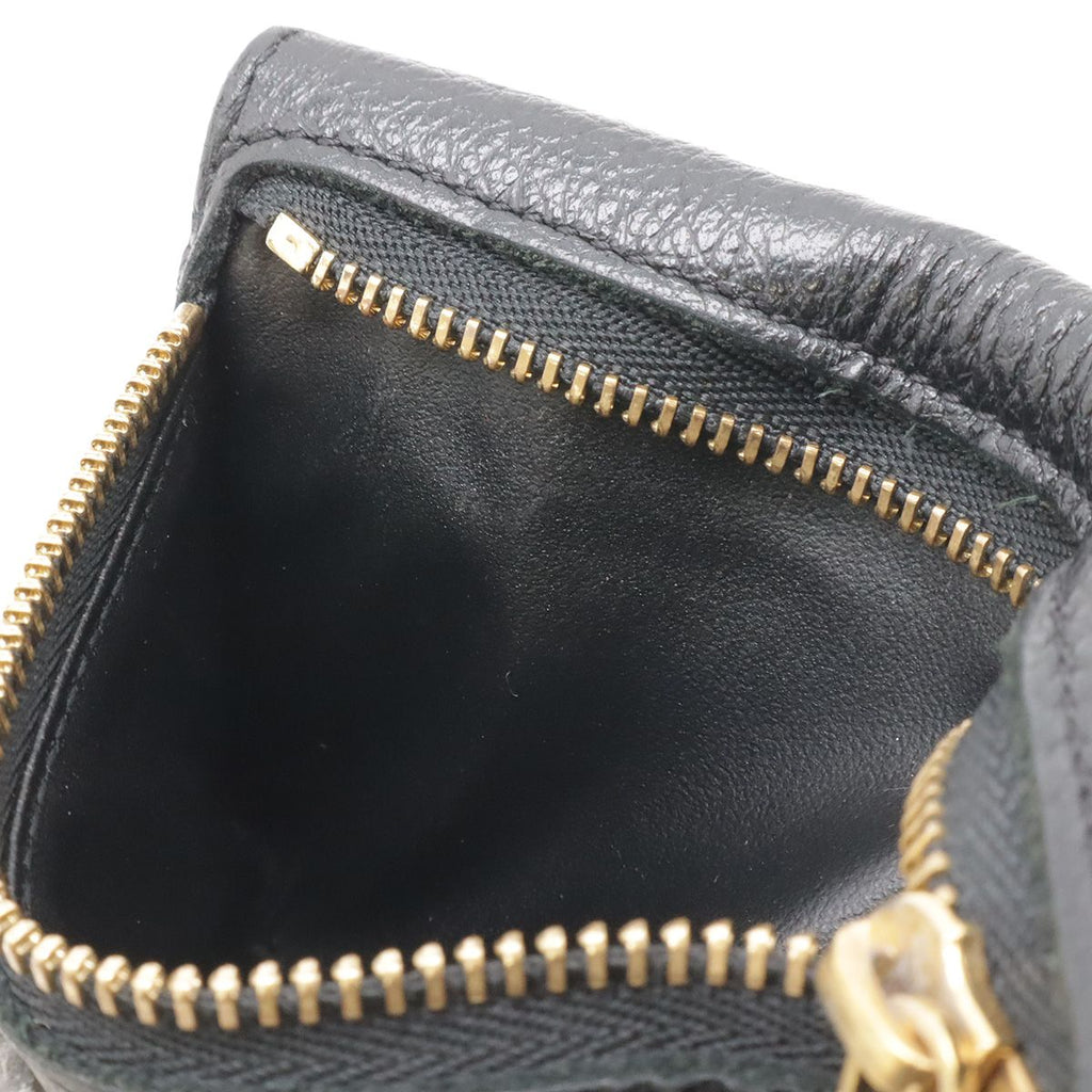 Louis Vuitton Monogram Empreinte Pochette Cles Coin Purse Noir Black — view 9