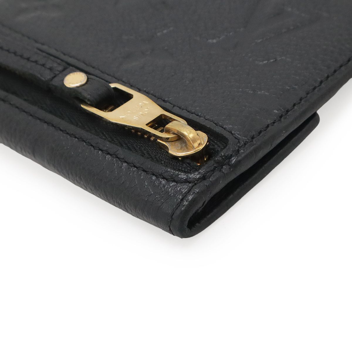 Louis Vuitton Monogram Empreinte Pochette Cles Coin Purse Noir Black — view 3