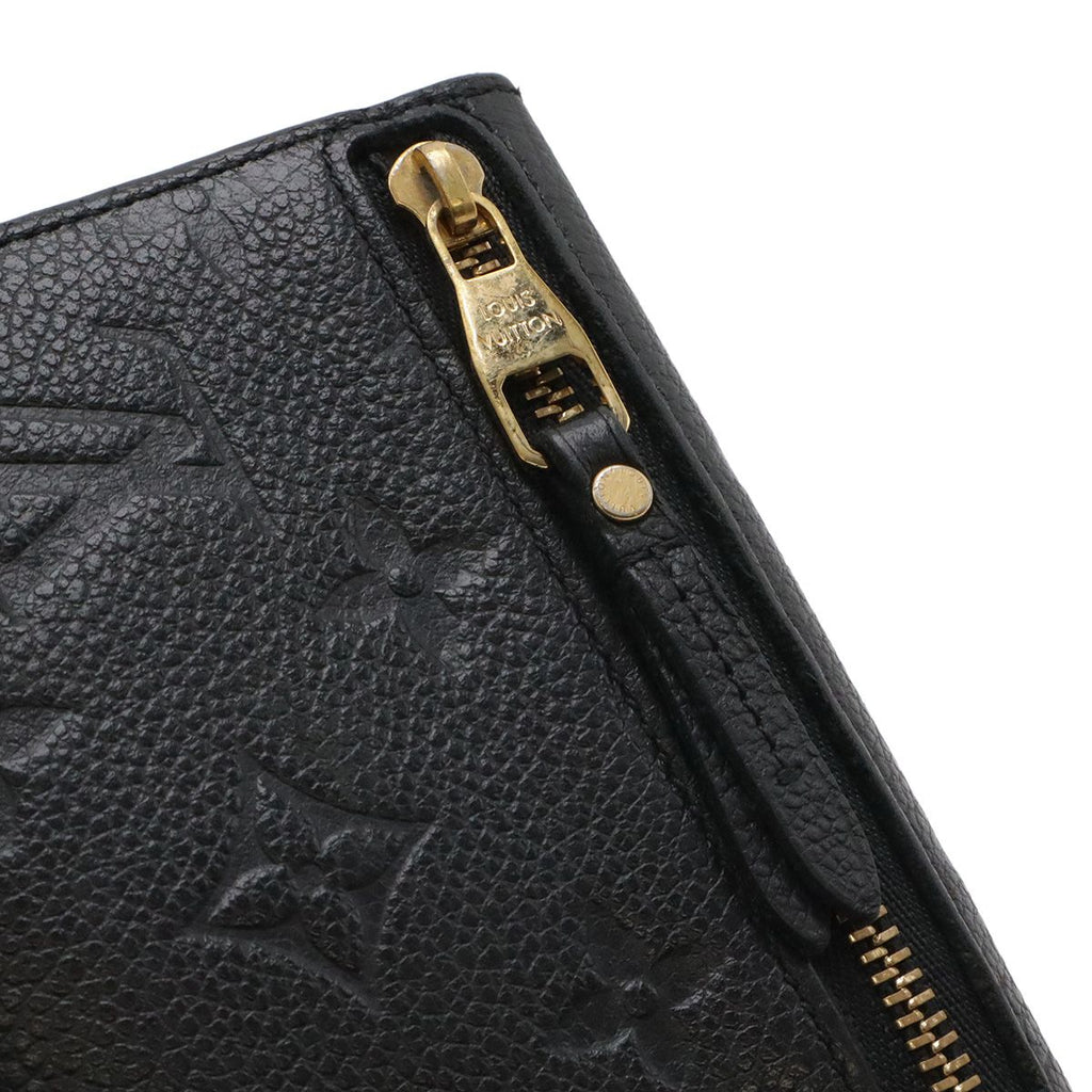 Louis Vuitton Monogram Empreinte Pochette Cles Coin Purse Noir Black — view 4