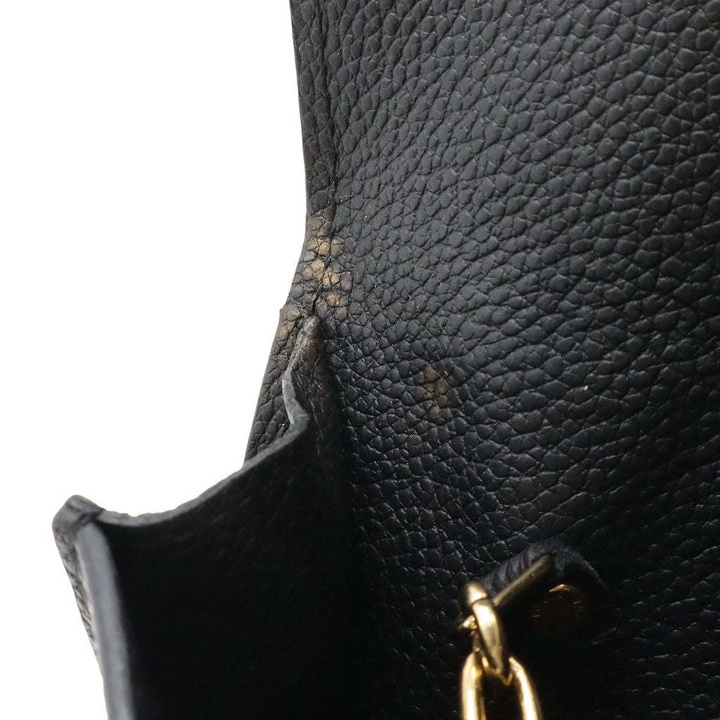 Louis Vuitton Monogram Empreinte Pochette Cles Coin Purse Noir Black — view 7