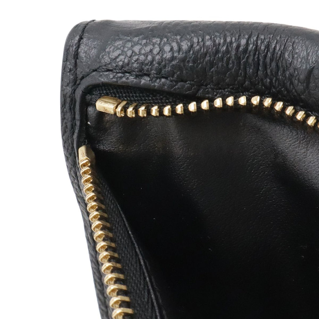 Louis Vuitton Monogram Empreinte Pochette Cles Coin Purse Noir Black — view 9