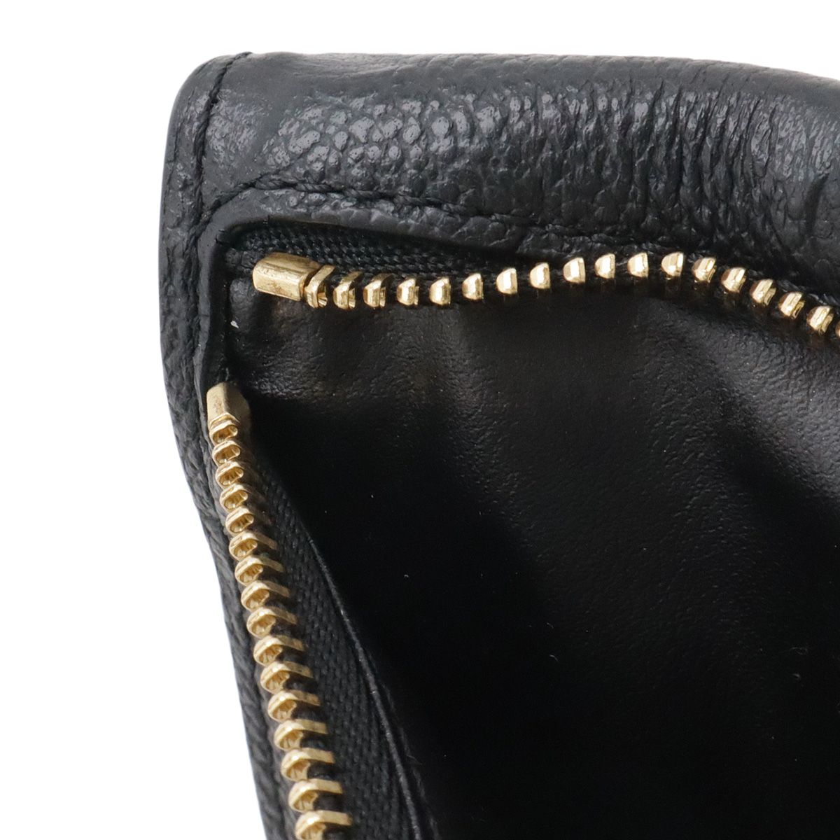 Louis Vuitton Monogram Empreinte Pochette Cles Coin Purse Noir Black — view 9