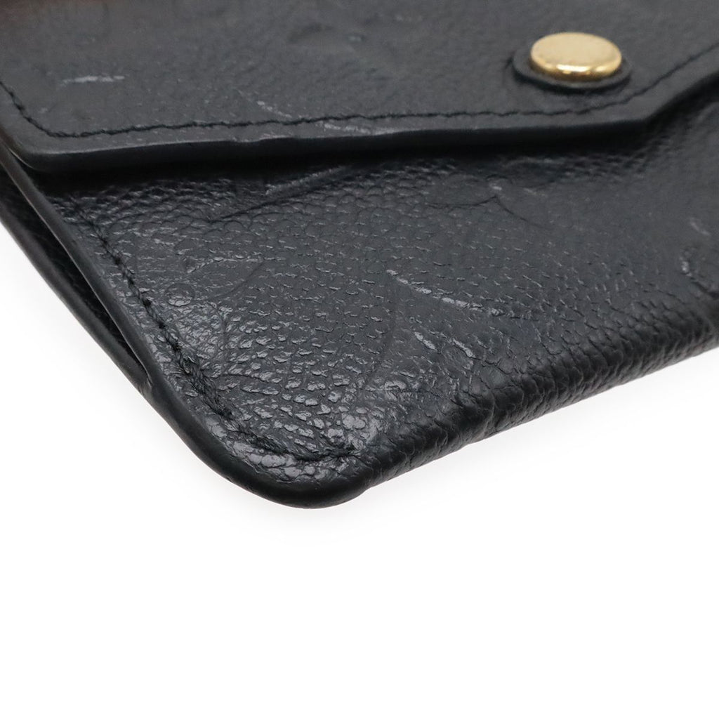 Louis Vuitton Monogram Empreinte Pochette Cles Coin Purse Noir Black — view 3