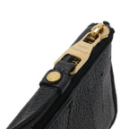 Louis Vuitton Monogram Empreinte Card Holder Recto Verso Coin Case Noir Black — view 5