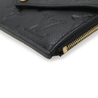 Louis Vuitton Monogram Empreinte Card Holder Recto Verso Coin Case Noir Black — view 3
