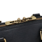 Louis Vuitton Epi Alma Handbag Leather Noir Black Gold — view 4