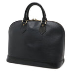 Louis Vuitton Epi Alma Handbag Leather Noir Black Gold — view 2