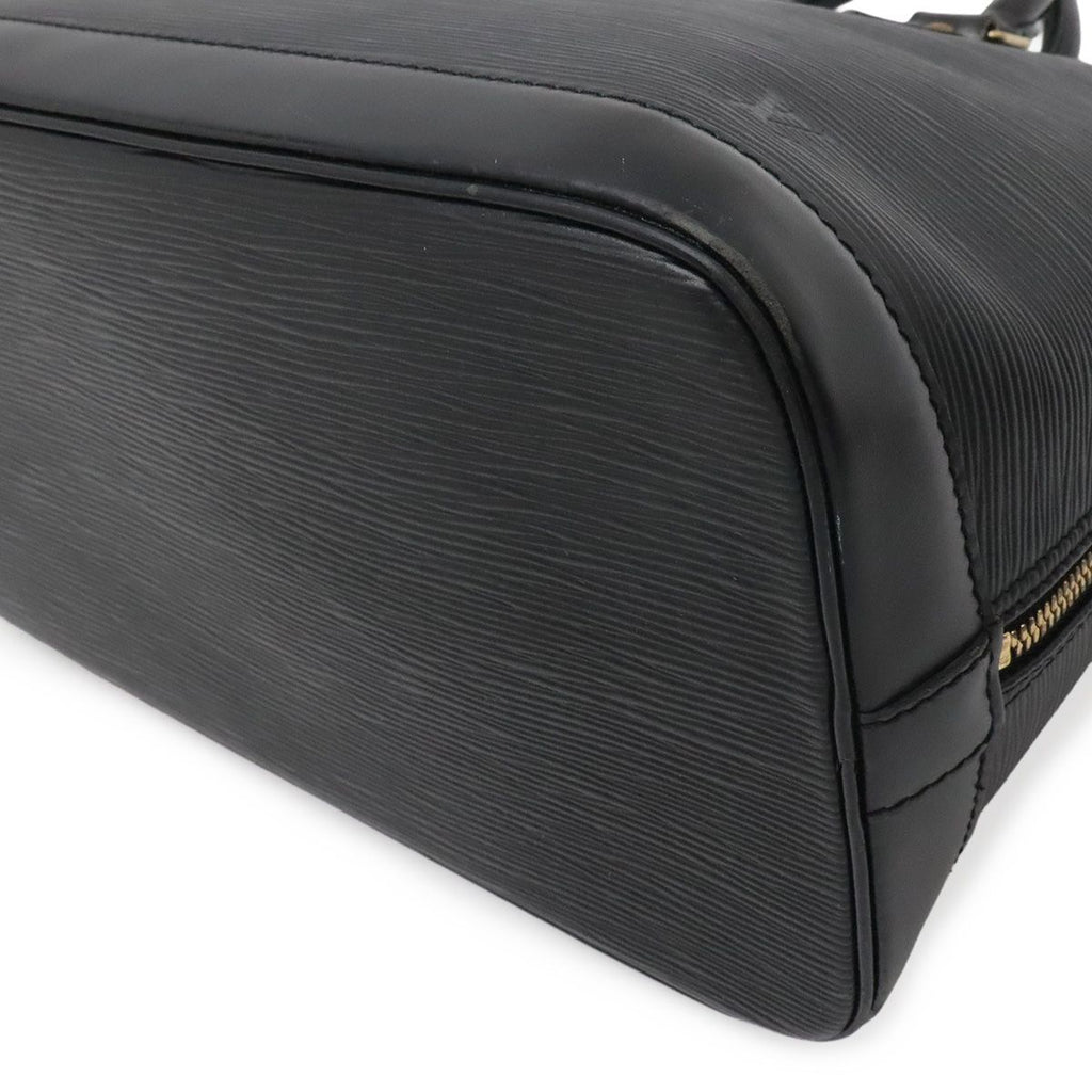 Louis Vuitton Epi Alma Handbag Leather Noir Black Gold — view 3