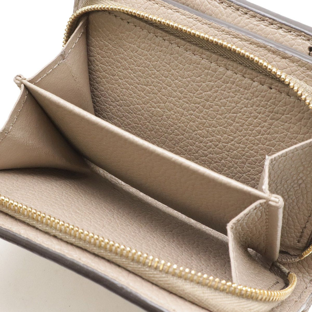 Louis Vuitton Monogram Empreinte Portefeuille Clair Compact Wallet Bifold — view 9