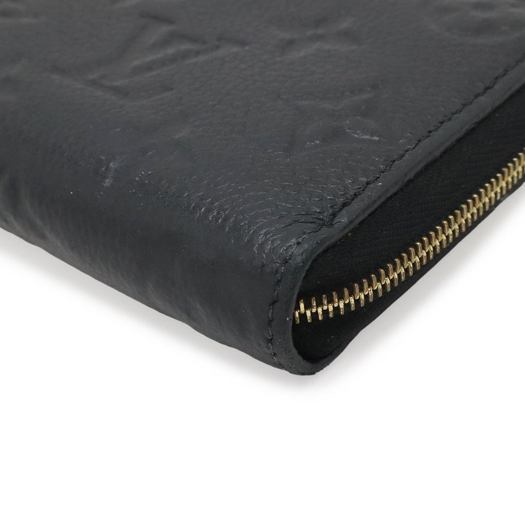 Louis Vuitton Monogram Empreinte Zippy Coin Purse Small Noir Black — view 3