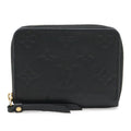 Louis Vuitton Monogram Empreinte Zippy Coin Purse Small Noir Black