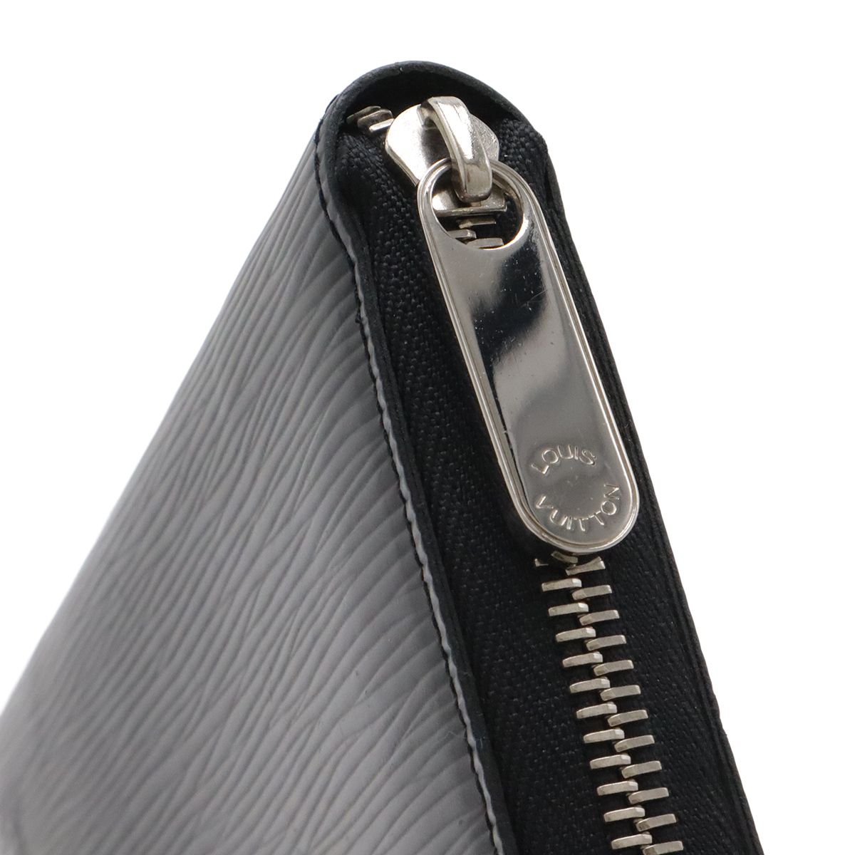 Louis Vuitton Epi Zippy Zip Around Wallet Leather Black Silver — view 5