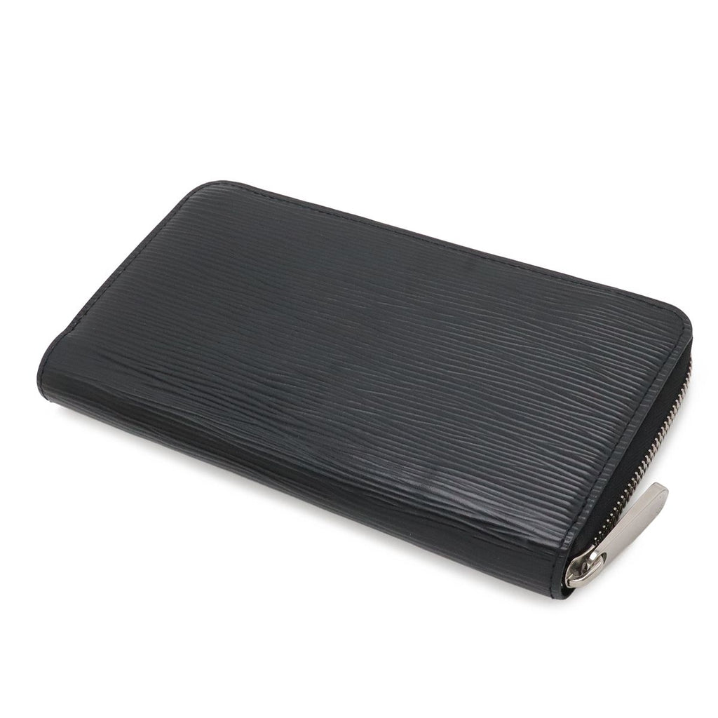 Louis Vuitton Epi Zippy Zip Around Wallet Leather Black Silver — view 2