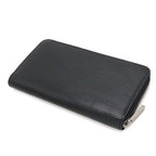 Louis Vuitton Epi Zippy Zip Around Wallet Leather Black Silver — view 2