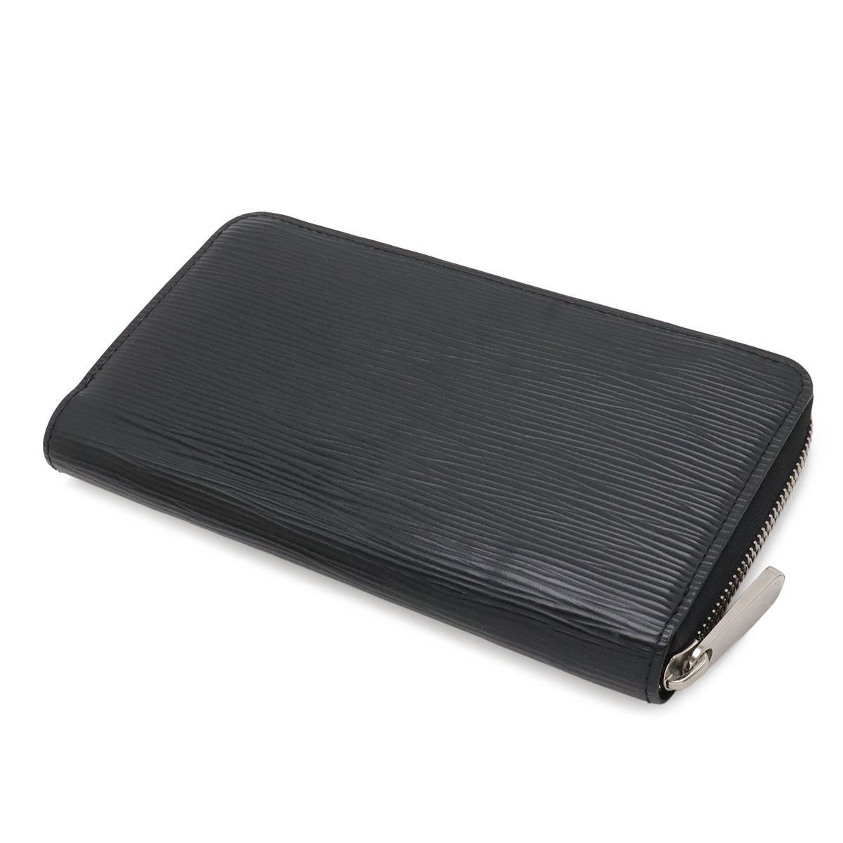 Louis Vuitton Epi Zippy Zip Around Wallet Leather Black Silver — view 2